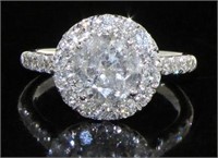 14kt White Gold 2.91 ct Diamond Ring