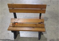 Decorative Wooden Bench;
