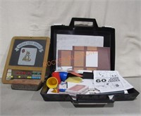 Magic Kit And Chalk Board With Eraser;