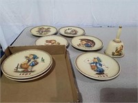 1970s and 1980s Goebel Hummel collector plates