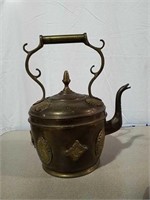 Old fireplace teapot
