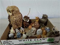 A whole bunch of collectible owls