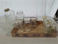 Refrigerator bottle, bailed canning jars and