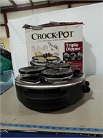 Crock-Pot brand Triple Dipper lazy Susan
