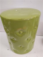 MCM Green ceramic plant stand
