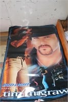 4 Identical Tim McGraw Posters