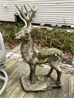 Concrete Deer Yard Art