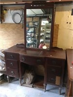 Dressing Table 47x17x54 With Mirror Need Repair