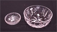 Two pieces of Waterford crystal: