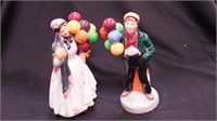 Two Royal Doulton figurines: Biddy Penny Farthing,