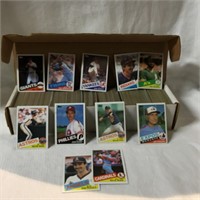 Box Of 1985 Topps Baseball Cards