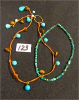2 Turquoise Necklaces