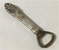 Bottle Opener With Sterling Silver Handle