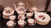 Vintage Buster Brown china child's tea set