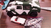 Completed model camo Humvee 22" long;