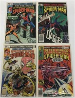 4 Vintage Spiderman Comic Books W/ 1st Appearances