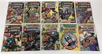 10 Vintage Captain America Comic Books Good Run