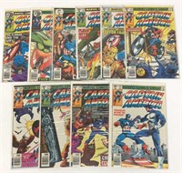 10 Vintage Captain America Comics Incl. Punisher