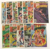 12 Vintage Sub-Mariner Comic Books Incl. 1-8