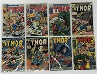 8 Vintage Gold & Silver Age Thor Comic Books