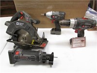 Porter Cable Battery Tools , Skill Saw and Drill.