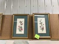 Pair of hummingbird prints