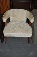cream arm chair