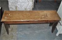 wooden seat