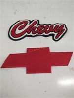 Pair of chevy patches