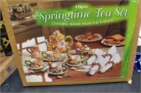 springtime tea set