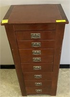 8-DRAWER JEWELRY CHEST