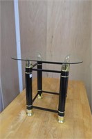 Black & Gold Side Table 19 x 19 x 19