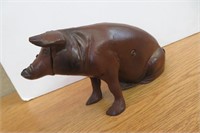 Cast Iron  Hog / Pig Bank 5 1/4" high