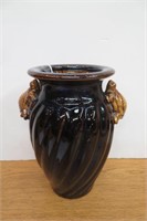 10" Pottery Turtle Vase  VGC