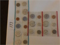 4 Sets Uncirculated 1964 Coins