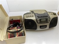 CD / Cassette Player & Cassette Tapes