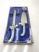 25th Anniversary Cake Serving Set