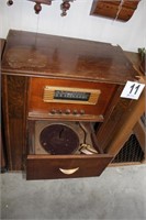 Majestic radio and record player