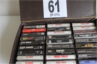 Case with cassettes- 80’s rock - cassettes in
