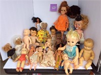 Assorted dolls