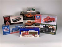 Die cast trunk coin banks & cars