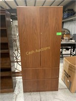 Wood Cabinet w/ Drawers
