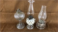 3 oil lamps