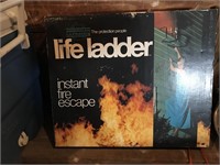 Life Ladder In Box - Length (?) Shows 2nd Floor