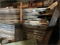 Quantity of Used 1" Lumber In Stall.