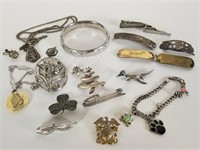 Sterling silver jewelry lot