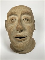 Figural Clay Head