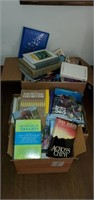 Boxes of hardback books (3)