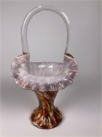 End of Day Art Glass Basket