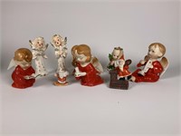 Vintage Christmas figurine lot